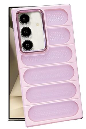 Samsung Galaxy S24 Kılıf Airmax Silikon Kapak - Pembe-(5796)