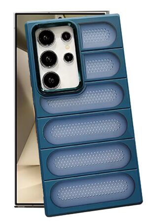 Samsung Galaxy S24 Ultra Kılıf Airmax Silikon Kapak - Lacivert-(5796)