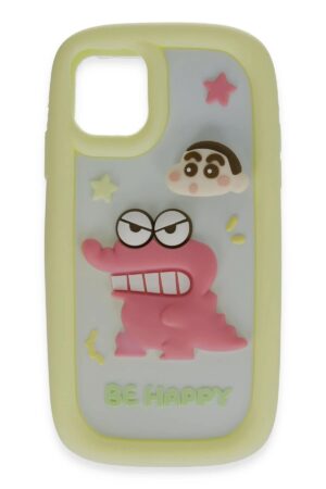 iPhone 15 Pro Kılıf Poky Karakter Silikon Kapak - Desen 4-(5796)