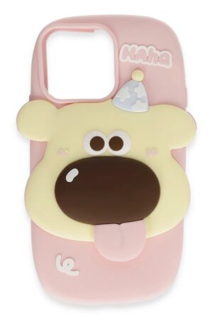 iPhone 15 Pro Kılıf Poky Karakter Silikon Kapak - Desen 6-(5796)