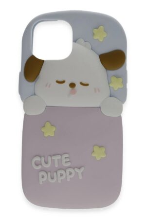 iPhone 15 Pro Kılıf Poky Karakter Silikon Kapak - Desen 9-(5796)