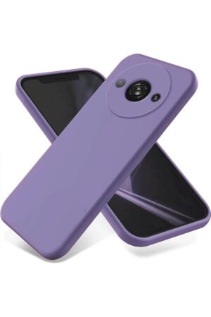 Xiaomi Redmi A3 4G Kılıf First Silikon - Lila-(5796)