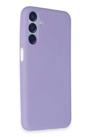 Samsung Galaxy M15 Kılıf First Silikon - Lila-(5796)