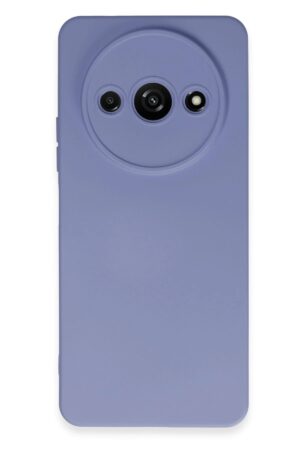 Xiaomi Redmi A3 4G Kılıf Nano içi Kadife Silikon - Lila-(5796)