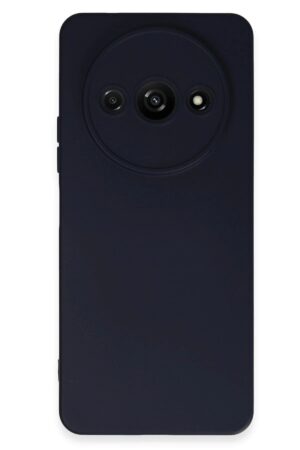 Xiaomi Redmi A3 4G Kılıf Nano içi Kadife Silikon - Lacivert-(5796)