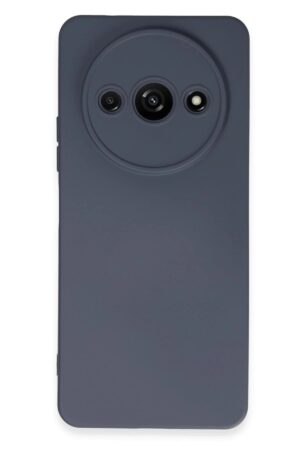 Xiaomi Redmi A3 4G Kılıf Nano içi Kadife Silikon - Gri-(5796)