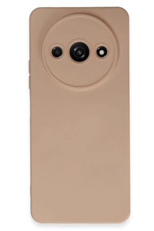 Xiaomi Redmi A3 4G Kılıf Nano içi Kadife Silikon - Pudra-(5796)