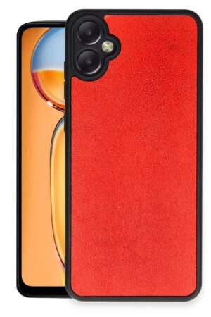 Samsung Galaxy A05 Kılıf Aras Deri Kapak - Kırmızı-(5796)