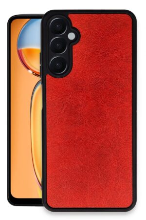 Samsung Galaxy A05S Kılıf Aras Deri Kapak - Kırmızı-(5796)