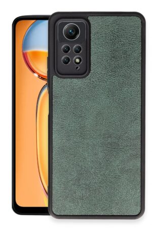 Xiaomi Redmi Note 12 Pro 4G Kılıf Aras Deri Kapak - Koyu Yeşil-(5796)