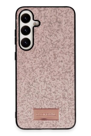 Samsung Galaxy A55 5G Bright Simli Kapak - Pembe-(5796)