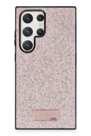 Samsung Galaxy S24 Ultra Bright Simli Kapak - Pembe-(5796)