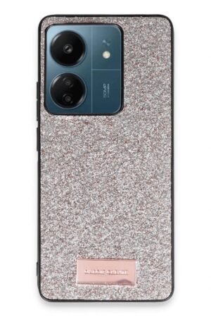 Xiaomi Redmi 13C Bright Simli Kapak - Gold-(5796)