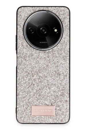 Xiaomi Redmi A3 4G Bright Simli Kapak - Gold-(5796)