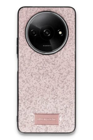 Xiaomi Redmi A3 4G Bright Simli Kapak - Pembe-(5796)