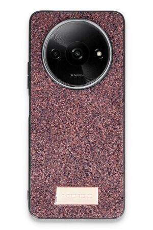 Xiaomi Redmi A3 4G Bright Simli Kapak - Derin Mor-(5796)