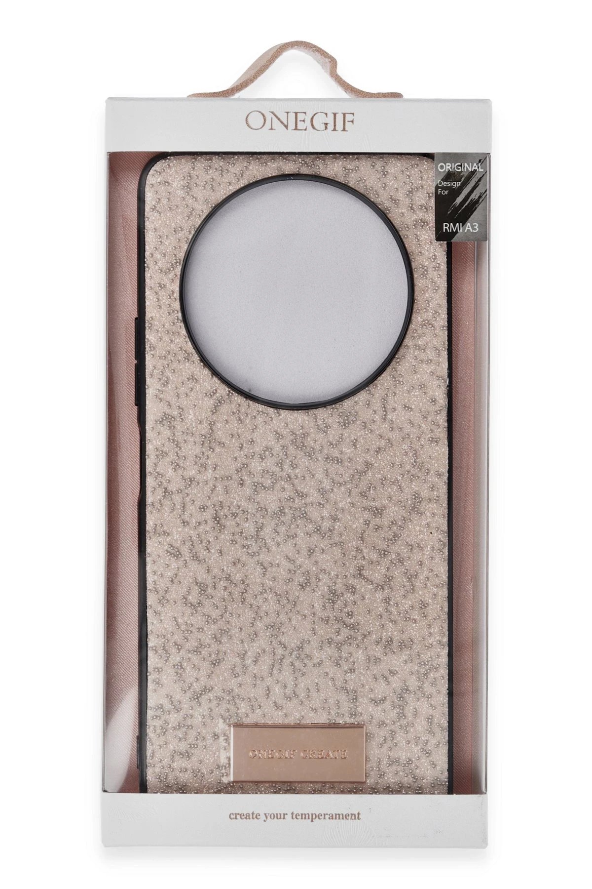 Xiaomi Redmi A3 4G Bright Simli Kapak - Derin Mor-(5796) - Görsel 3