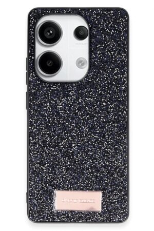 Xiaomi Redmi Note 13 Pro 4G Bright Simli Kapak - Siyah-(5796)