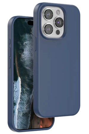 iPhone 14 Pro Max Home Magsafe Kapak - Lacivert-(5796)