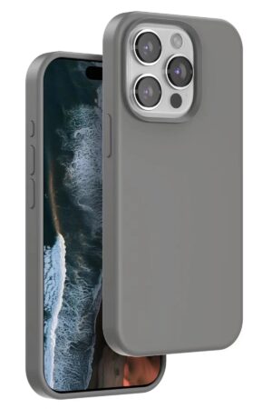 iPhone 15 Pro Home Magsafe Kapak - Titan Gri-(5796)