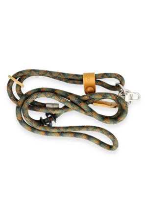 JA Desenli Boyun Askısı - Kahverengi-(5796)