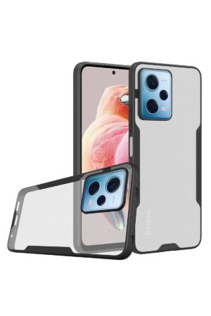 Xiaomi Redmi Note 12 5G Kılıf Platin Silikon - Siyah-(5796)