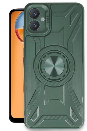 Samsung Galaxy A05 Kılıf Lincoln Silikon - Koyu Yeşil-(5796)