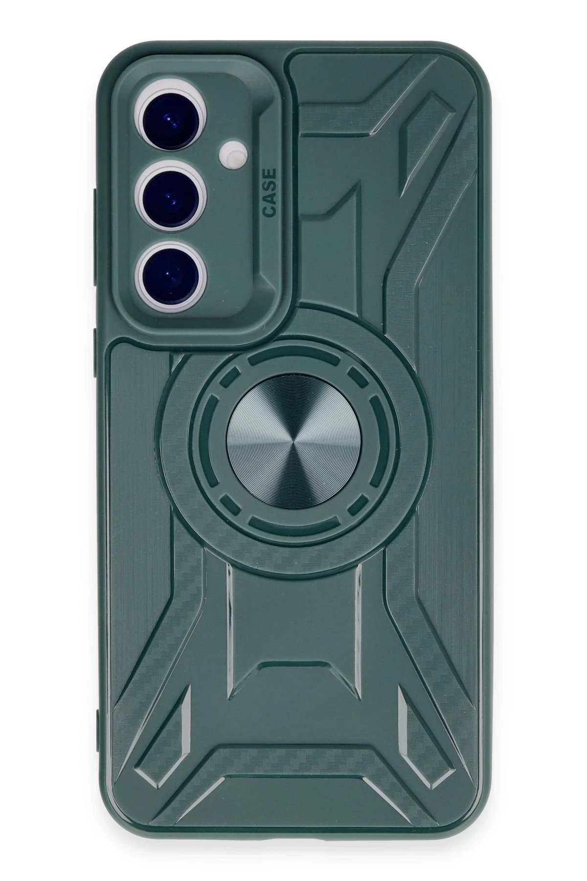 Samsung Galaxy A15 4G Kılıf Lincoln Silikon - Koyu Yeşil-(5796) - Görsel 2