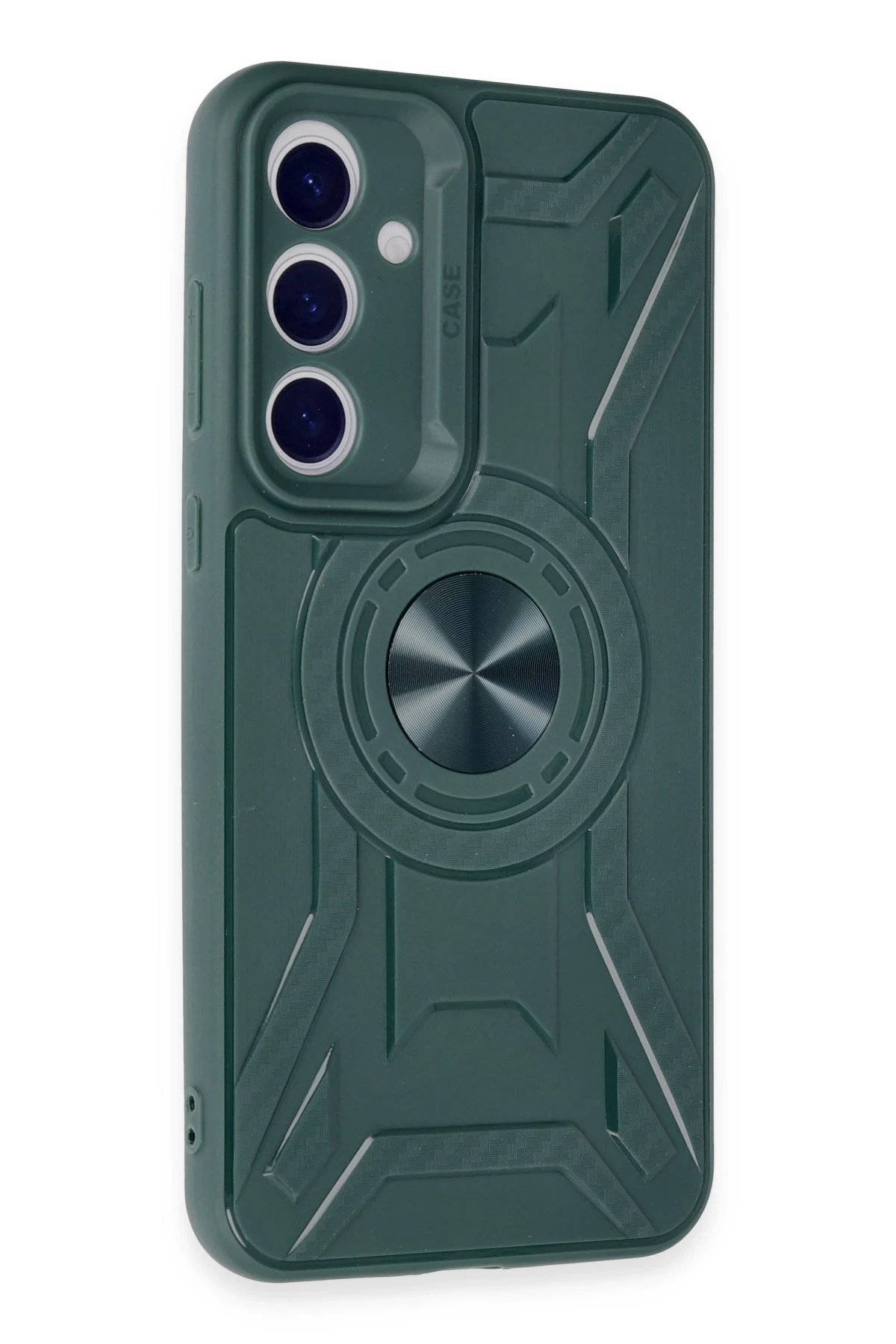 Samsung Galaxy A15 4G Kılıf Lincoln Silikon - Koyu Yeşil-(5796) - Görsel 3