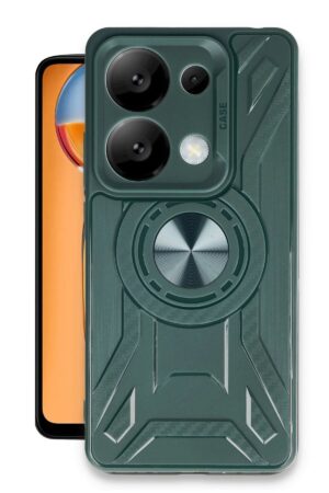 Xiaomi Redmi Note 13 4G Kılıf Lincoln Silikon - Koyu Yeşil-(5796)