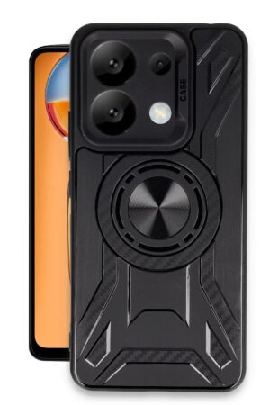 Xiaomi Redmi Note 13 Pro 4G Kılıf Lincoln Silikon - Siyah-(5796)