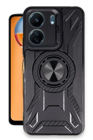 Xiaomi Redmi 13C Kılıf Lincoln Silikon - Siyah-(5796)