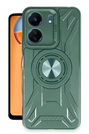 Xiaomi Redmi 13C Kılıf Lincoln Silikon - Koyu Yeşil-(5796)