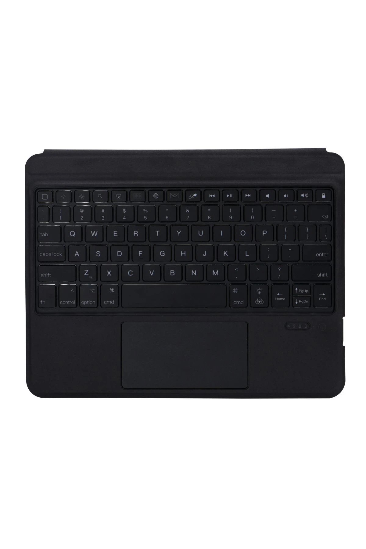 T5207D iPad Pro 11 (2022) Kılıf İnter Ledli Klavyeli Tablet Kılıfı - Siyah-(5796) - Görsel 5