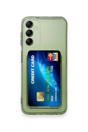 Samsung Galaxy M15 Kılıf Kart Şeffaf Silikon - Şeffaf-(5796)