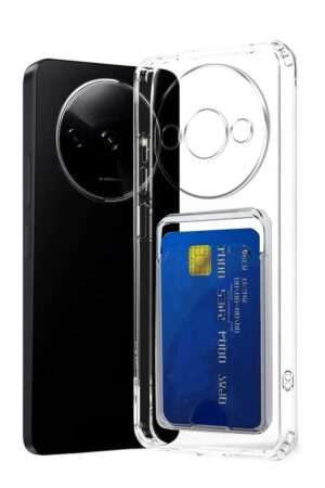 Xiaomi Redmi A3 4G Kılıf Kart Şeffaf Silikon - Şeffaf-(5796)