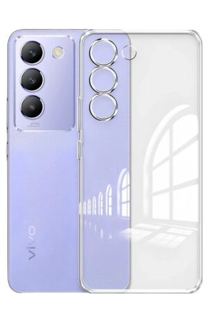 Vivo V30 Lite 4G Kılıf Lüx Şeffaf Silikon-(5796)