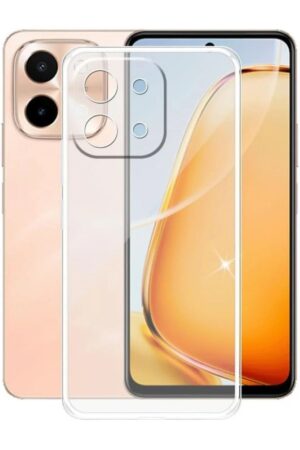 Vivo Y28 Kılıf Lüx Şeffaf Silikon-(5796)