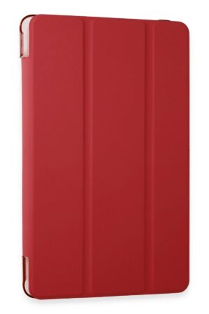 Samsung Galaxy X610 Tab S9 FE Plus 12.4 Kılıf Tablet Smart Kılıf - Kırmızı-(5796)