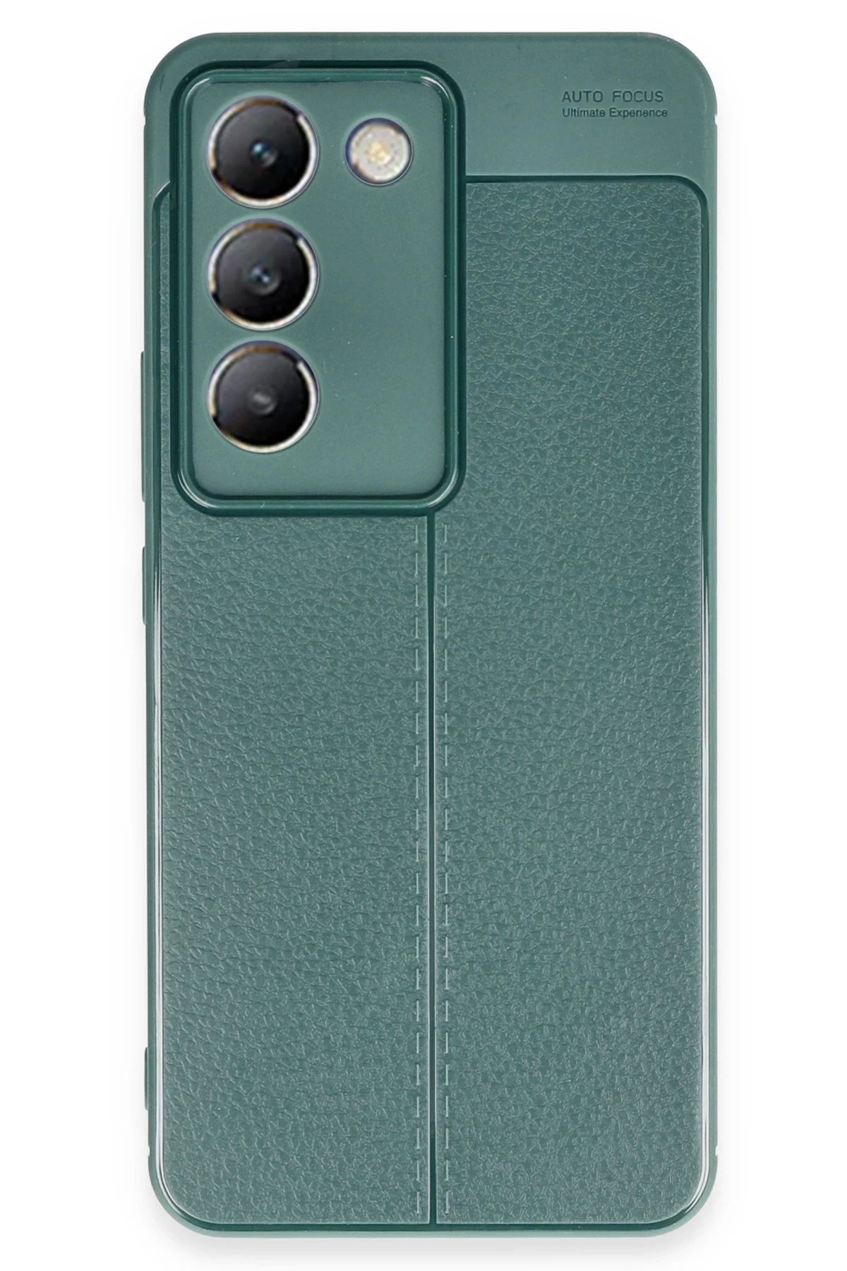 Vivo V30 Lite 4G Kılıf Auto Focus Kapak - Koyu Yeşil-(5796) - Görsel 3