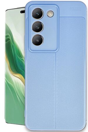 Vivo V30 Lite 4G Kılıf Auto Focus Kapak - Mavi-(5796)