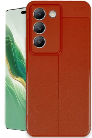 Vivo V30 Lite 4G Kılıf Auto Focus Kapak - Kırmızı-(5796)