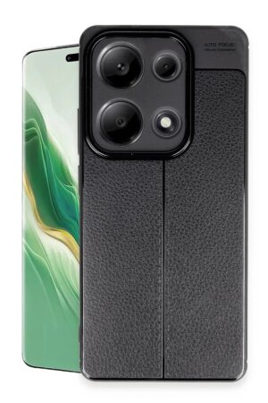 Xiaomi Redmi Note 13 Pro 4G Kılıf Auto Focus Kapak - Siyah-(5796)