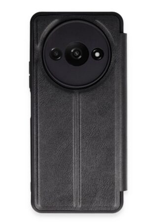 Xiaomi Redmi A3 4G Kılıf Flip Cover - Siyah-(5796)