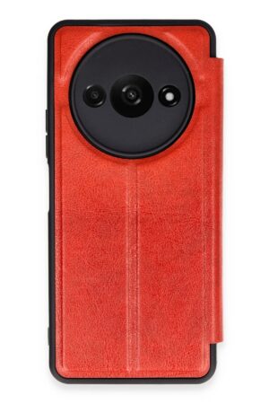 Xiaomi Redmi A3 4G Kılıf Flip Cover - Kırmızı-(5796)