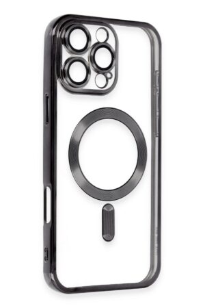 iPhone 16 Pro Max Kılıf Kross Magneticsafe Kapak - Siyah-(5796)