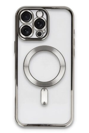 iPhone 16 Pro Kılıf Kross Magneticsafe Kapak - Titan Gri-(5796)