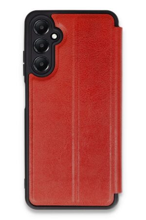 Samsung Galaxy A25 5G Kılıf Flip Cover - Kırmızı-(5796)