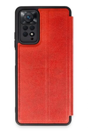 Xiaomi Redmi Note 12 Pro 4G Kılıf Flip Cover - Kırmızı-(5796)