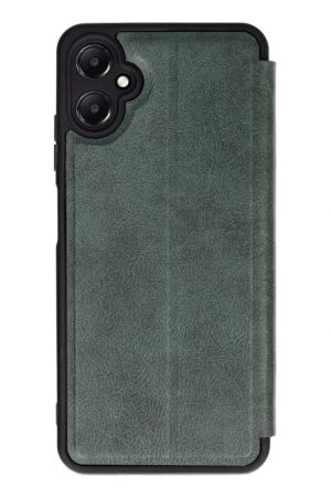 Samsung Galaxy A05 Kılıf Flip Cover - Koyu Yeşil-(5796)